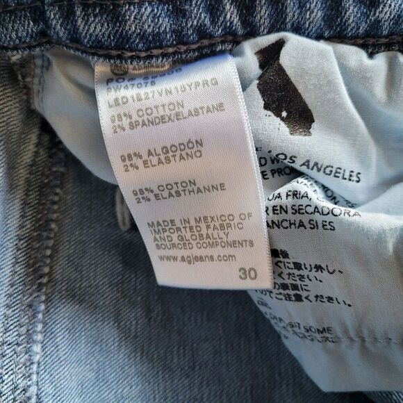 AG Adriano Goldschmied High Rise Flare Jean Womens 30 Medium Wash Full Length - Picture 4 of 9